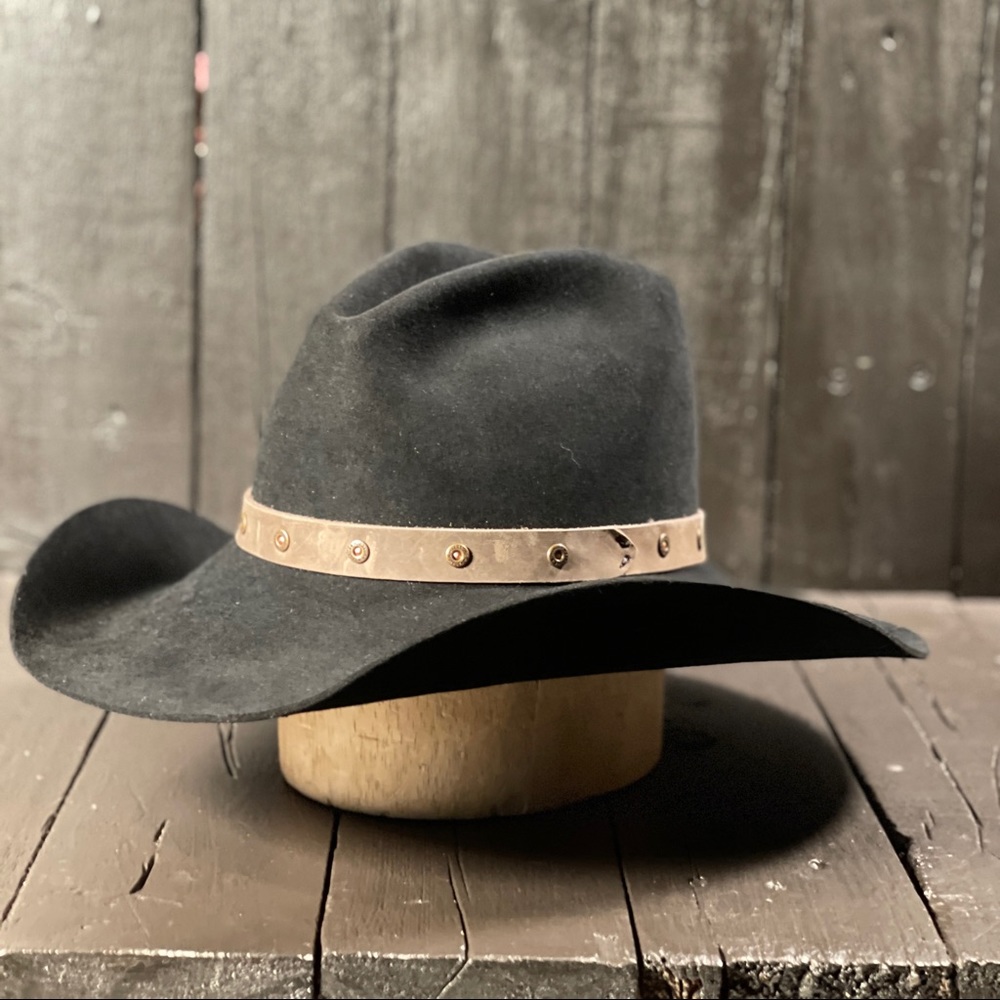 Custom made hat using 100x Beaver Fur Felt, handmade western hat.